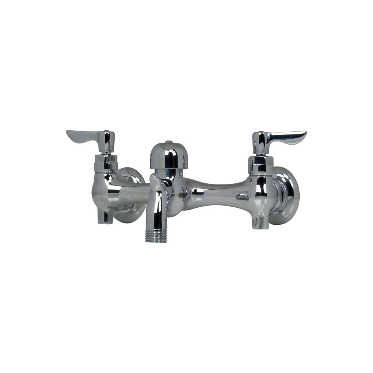 American Standard Wall-Mount Service Sink Faucet With 3-Inch Vacuum Breaker Spout - Polished Chrome