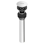 American Standard Push Pop-up Drain With Overflow 8888095 - Polished Chrome