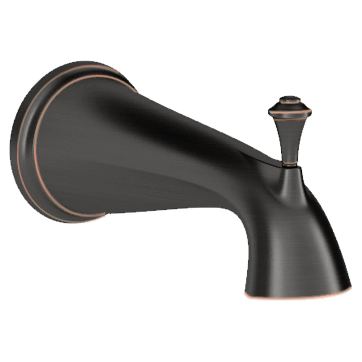 American Standard Delancey 8-1/8-Inch IPS Diverter Tub Spout - details