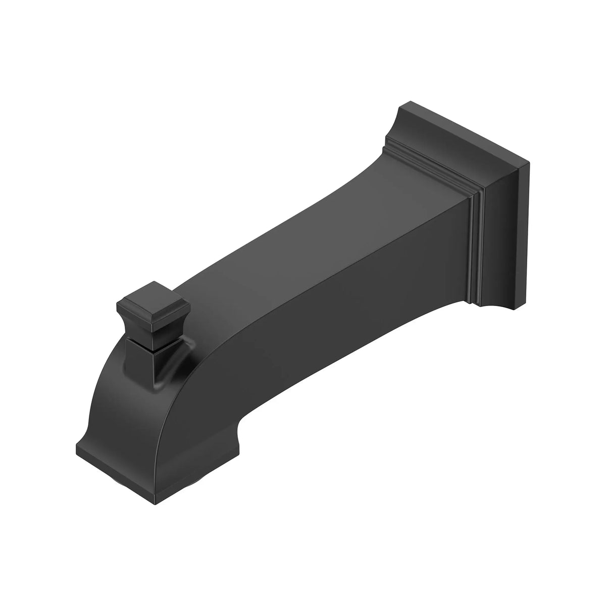 American Standard Town Square S 6-3/4-Inch IPS Diverter Tub Spout - Matte Black