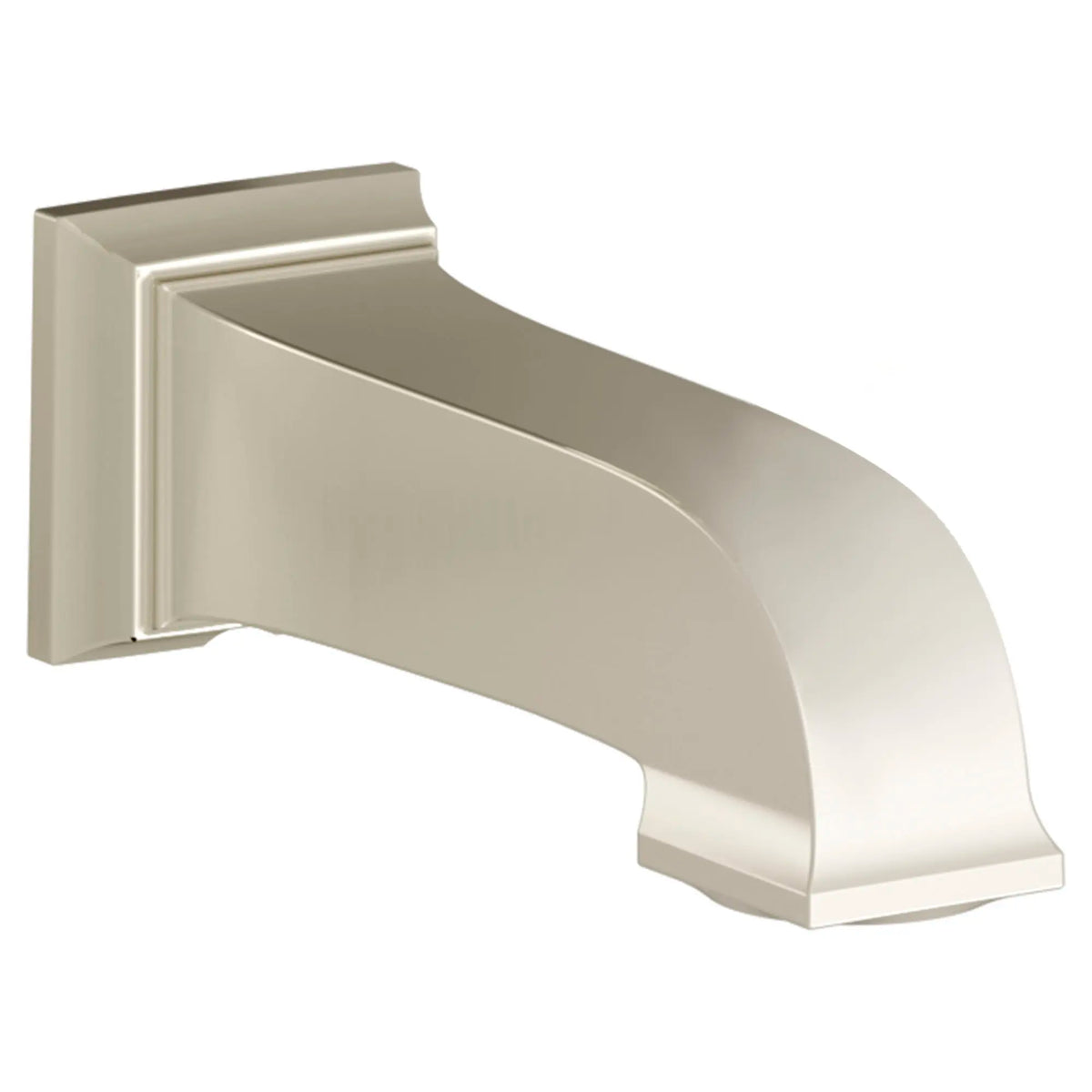 American Standard Town Square S 6-3/4-Inch IPS Non-Diverter Tub Spout - Polished Nickel