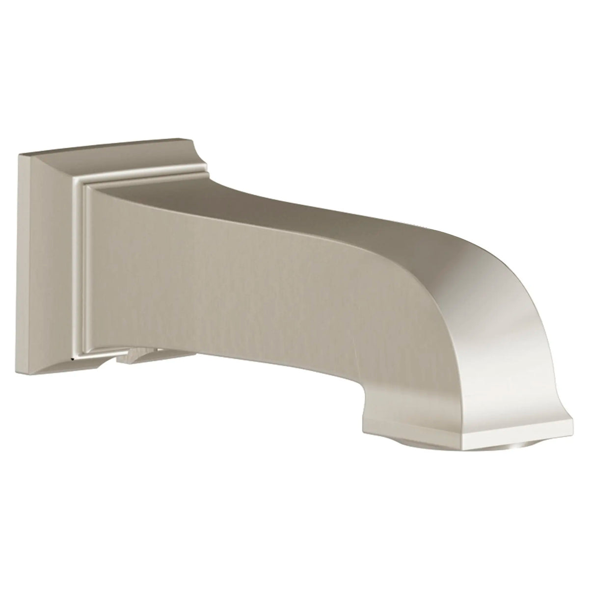 American Standard Town Square S 6-3/4-Inch IPS Non-Diverter Tub Spout - Brushed Nickel