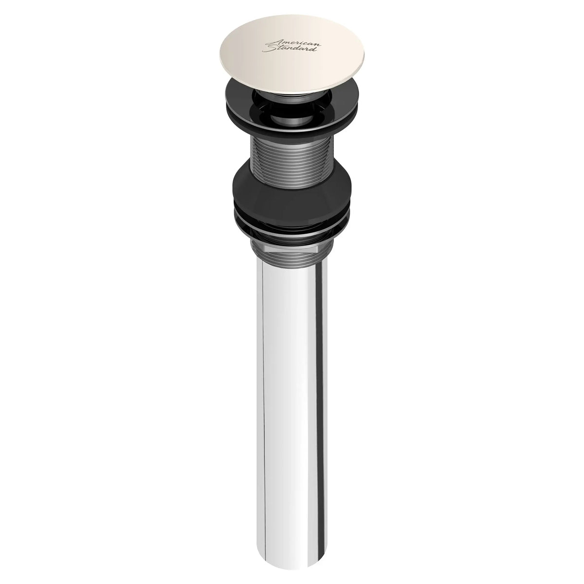 American Standard Push Pop-up Drain Without Overflow 8888112 - Polished Nickel