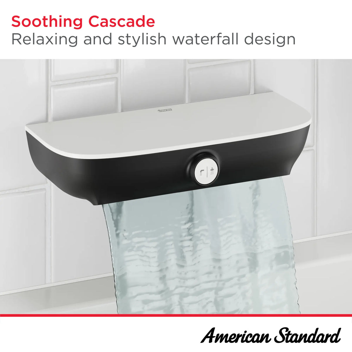 American Standard Aspirations Diverting Waterfall Tub Spout - details