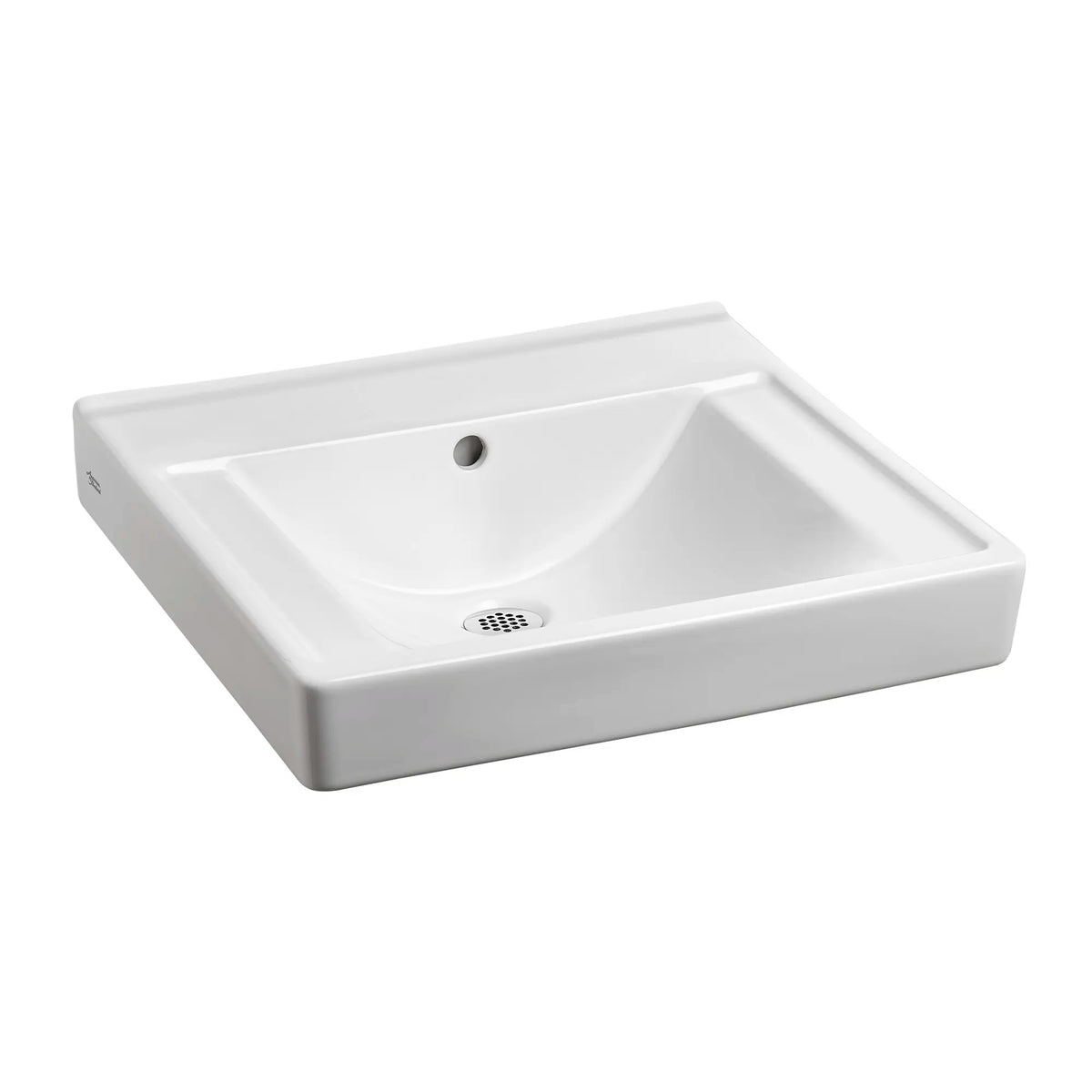 American Standard Decorum Wall-Hung EverClean Sink, No Faucet Holes - White