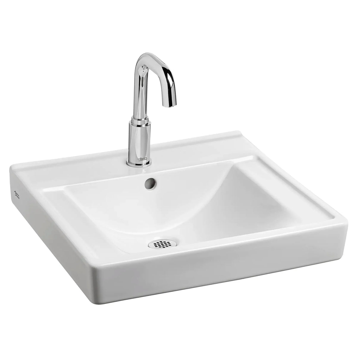 American Standard Decorum Wall-Hung EverClean Sink With Center Hole Only - details