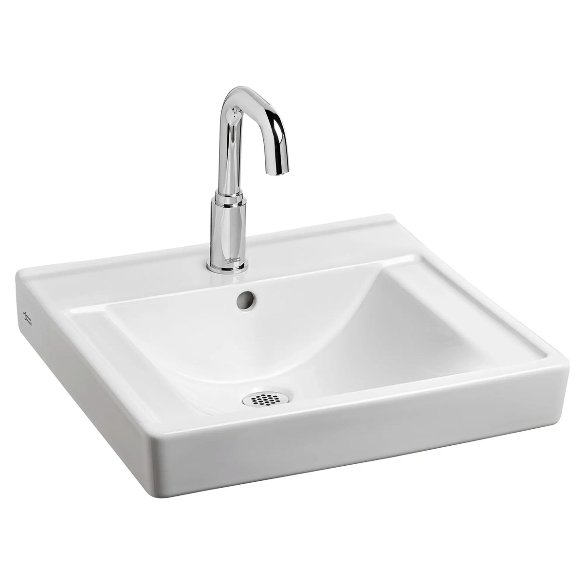 American Standard Decorum Wall-Hung EverClean Sink With Center Hole Only - details