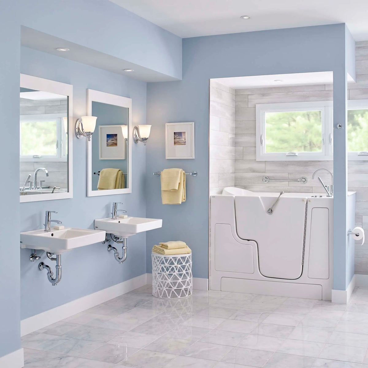 American Standard Decorum Wall-Hung EverClean Sink With Center Hole Only - details