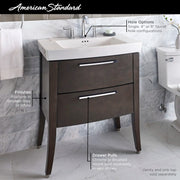 American Standard Vanity for American Standard Townsend Sinks - White