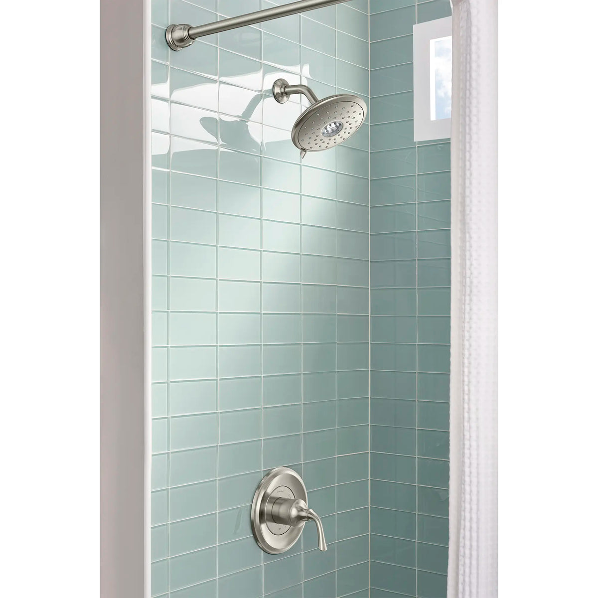 American Standard Spectra Fixed 7-Inch 1.8 gpm/6.8 L/ min Fixed Showerhead - Brushed Nickel