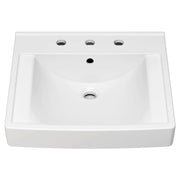 American Standard Decorum 21 x 20-1/4-Inch (533 x 514 mm) Wall-Hung EverClean Sink With 8-Inch Widespread - White