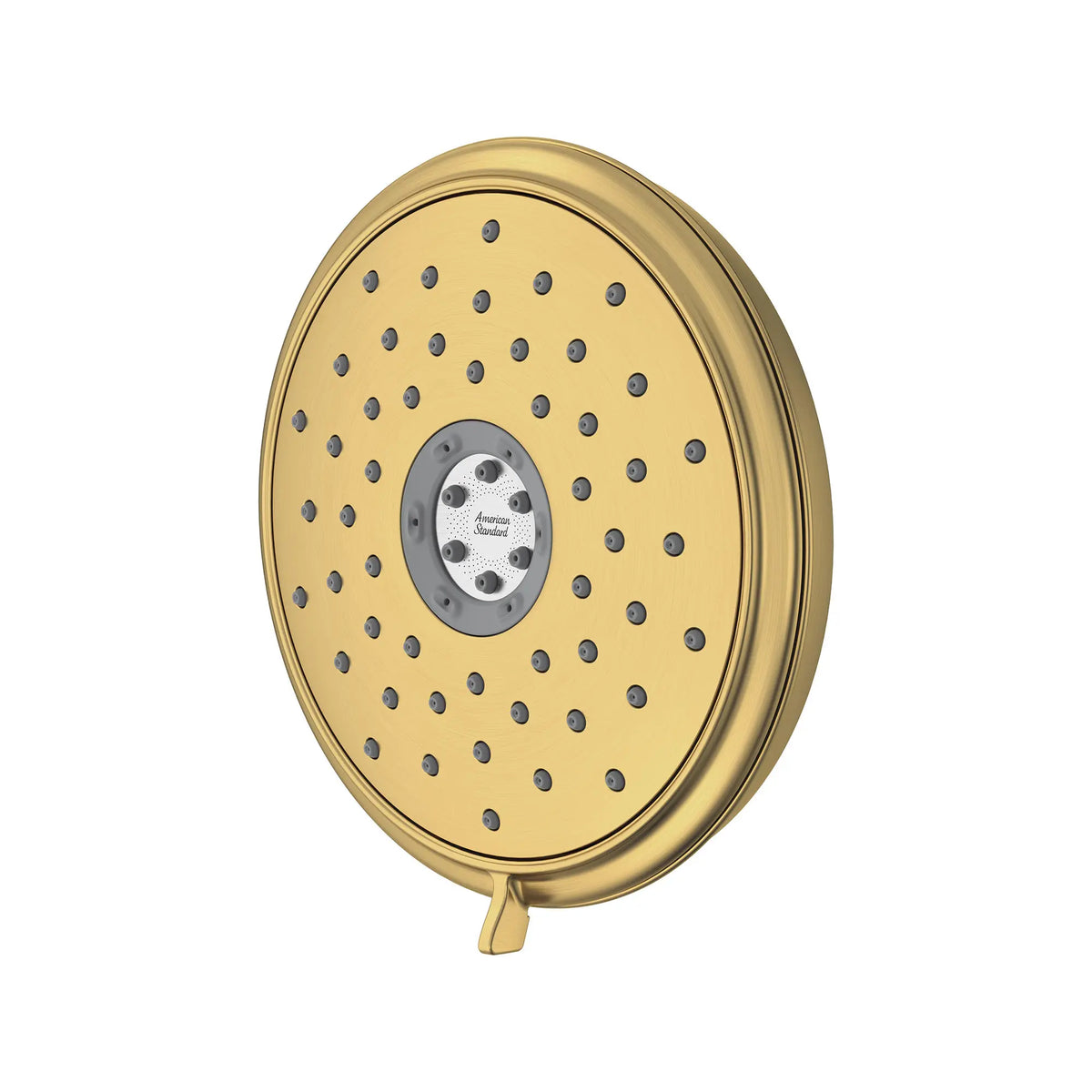 American Standard Spectra Fixed Traditional 7-1/4-Inch 1.8 gpm/6.8 L/min Water-Saving Fixed Showerhead - Brushed Cool Sunrise