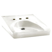 American Standard Wheelchair Wall-Hung Sink With 10-1/2-Inch Widespread - White