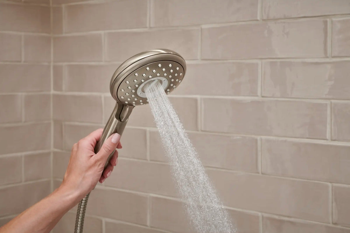 American Standard Spectra Filtered 4-Spray Hand Shower Rail System - details