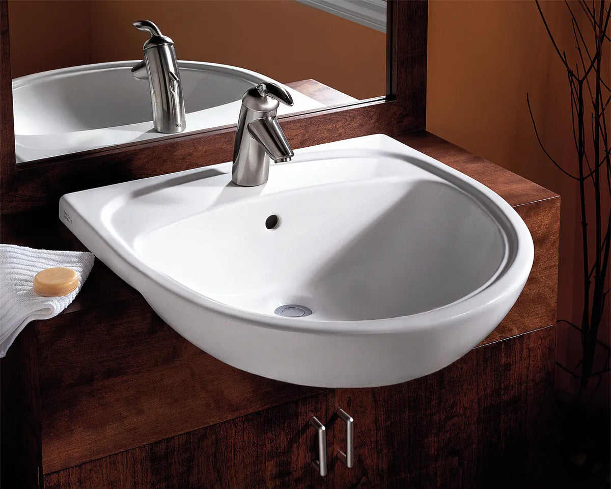 American Standard Mezzo Semi-Countertop Sink With Center Hole Only - details