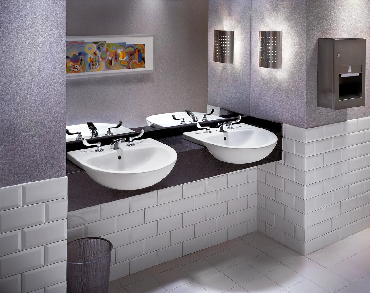 American Standard Mezzo Semi-Countertop Sink With 8-Inch Widespread - details