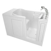 American Standard Gelcoat Value Series 28 x 48-Inch Walk-in Tub With Soaking Bath - Right-Hand Drain With Faucet - White