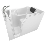 American Standard Gelcoat Premium Series 30 x 52 -Inch Walk-in Tub With Soaking Bath - Left-Hand Drain With Faucet - White
