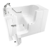 American Standard Gelcoat Value Series 30 x 52-Inch Walk-in Tub With Soaking Bath - Left-Hand Drain With Faucet - White