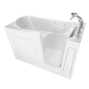 American Standard Gelcoat Value Series 30 x 60-Inch Walk-in Tub With Combination Air Spa and Whirlpool Systems - Right-Hand Drain With Faucet - White