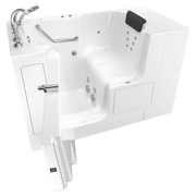 American Standard Gelcoat Premium Series 32 x 52-Inch Walk-in Tub With Whirlpool System - Left-Hand Drain With Faucet - White