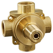 American Standard 3-Way In-Wall Diverter Rough-In Valve With 3 Discrete Functions - No Finish