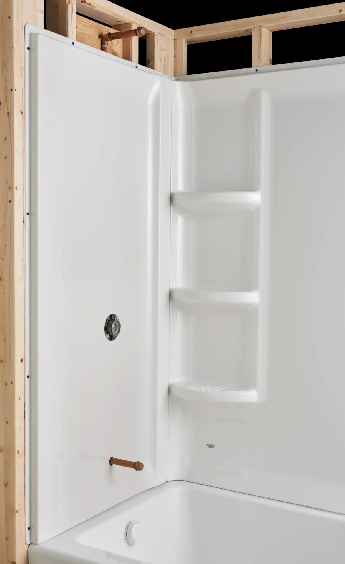 American Standard Flash Shower Rough-In Valve With Universal Inlets/Outlets - details