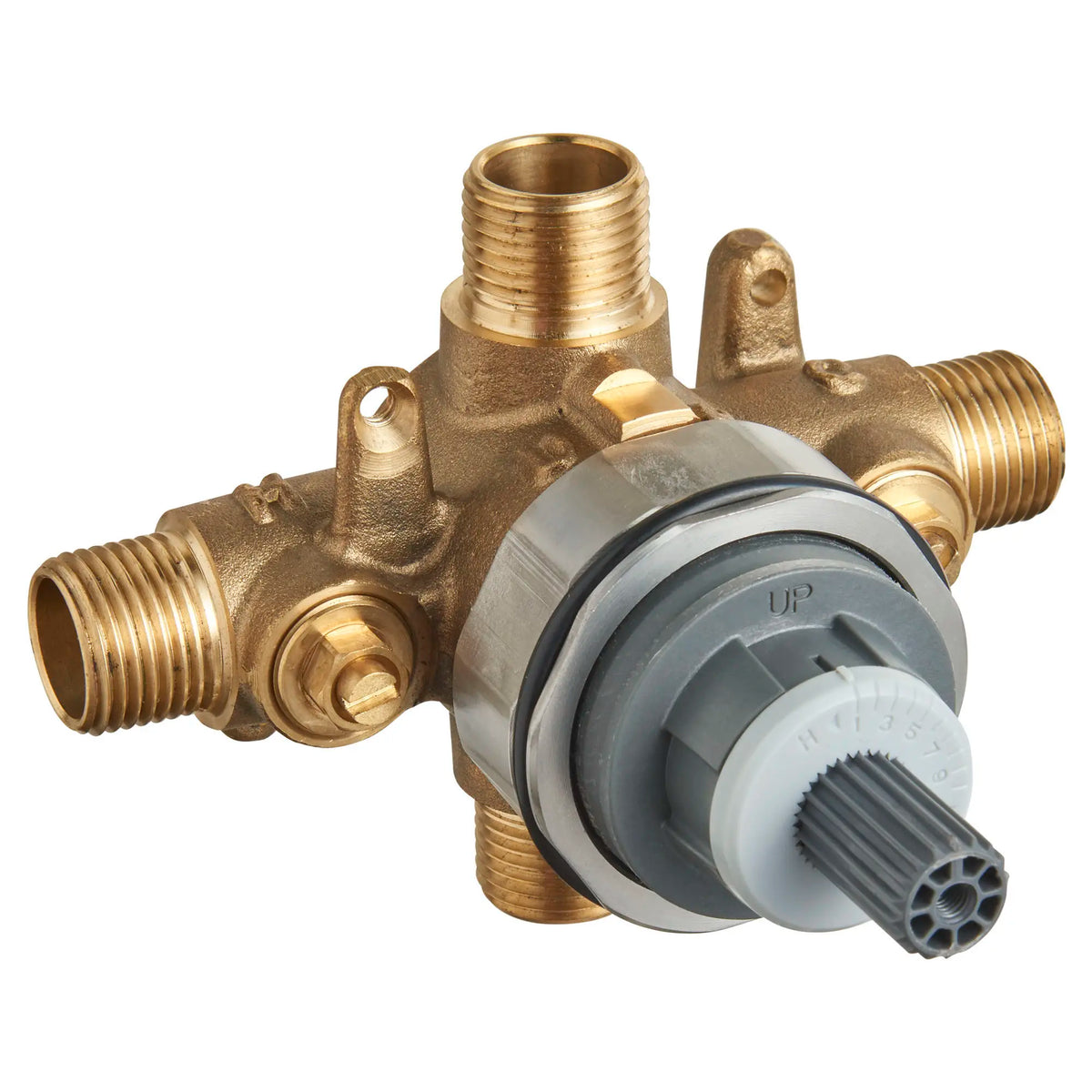 American Standard Flash Shower Rough-In Valve With Universal Inlets/Outlets With Screwdriver Stops - details