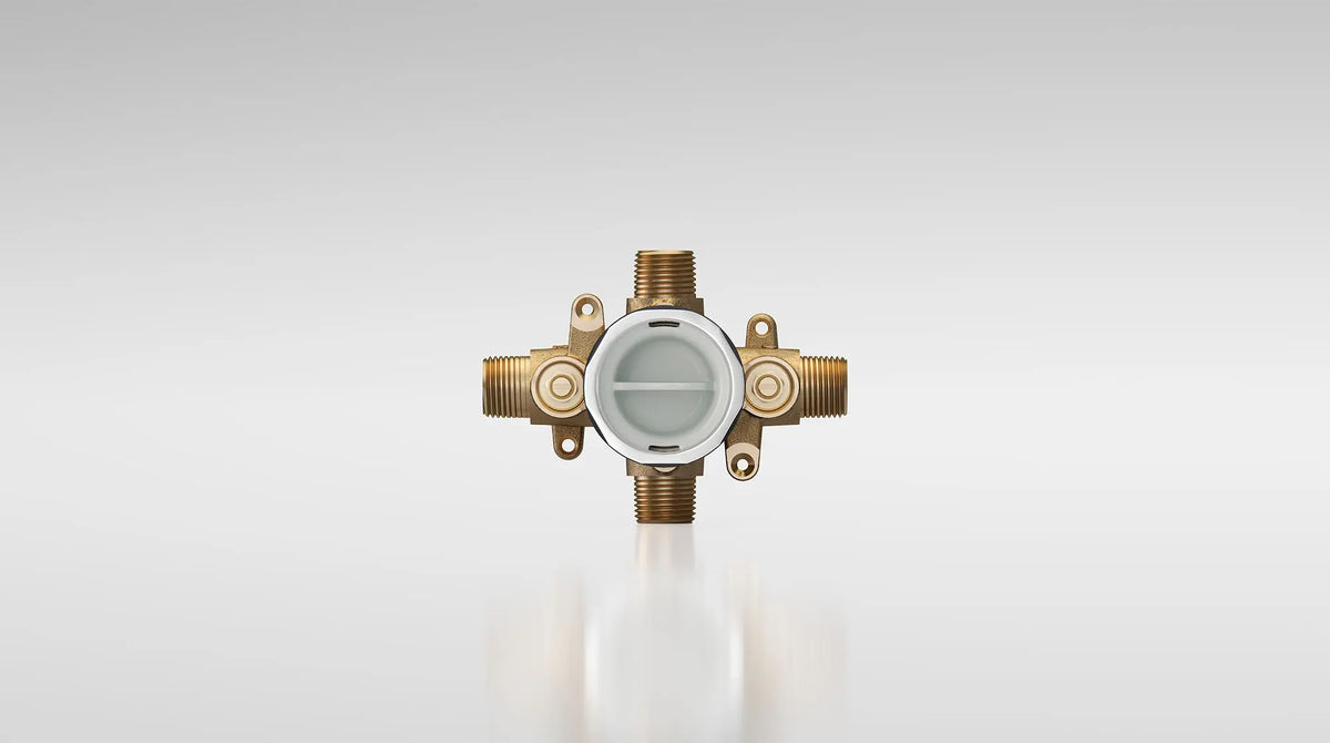 American Standard Flash Shower Rough-In Valve With Universal Inlets/Outlets With Screwdriver Stops - details