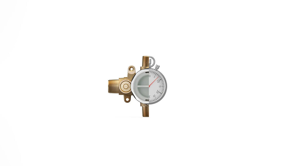American Standard Flash Shower Rough-In Valve With Universal Inlets/Outlets With Screwdriver Stops - details