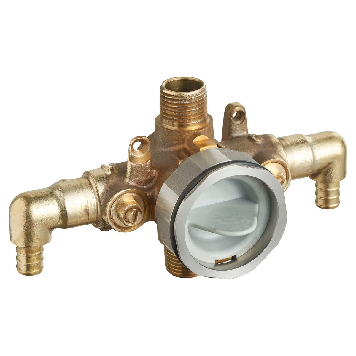 American Standard Flash Shower Rough-In Valve With PEX Inlet Elbows/Universal Outlets With Screwdriver Stops for Crimp Ring System - details
