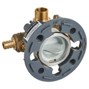 American Standard Flash Shower Rough-In Valve With PEX Inlets/Universal Outlets With Screwdriver Stops for Crimp Ring System - No Finish