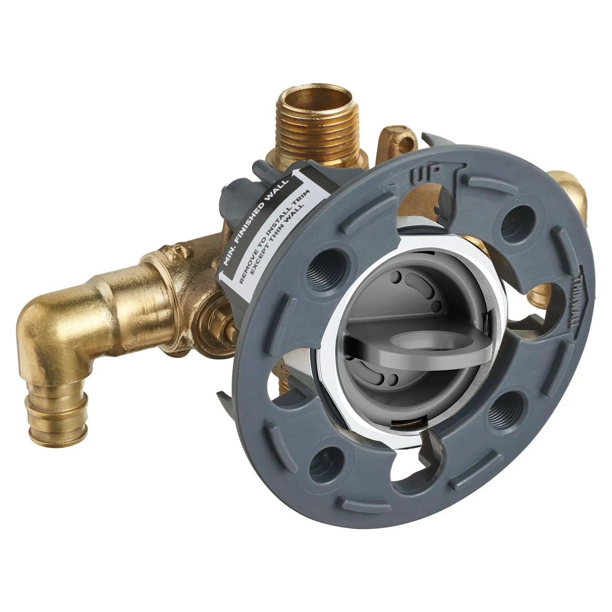American Standard Flash Shower Rough-In Valve With PRX Inlet Elbows/Universal Outlets With Screwdriver Stops for Cold Expansion System - No Finish