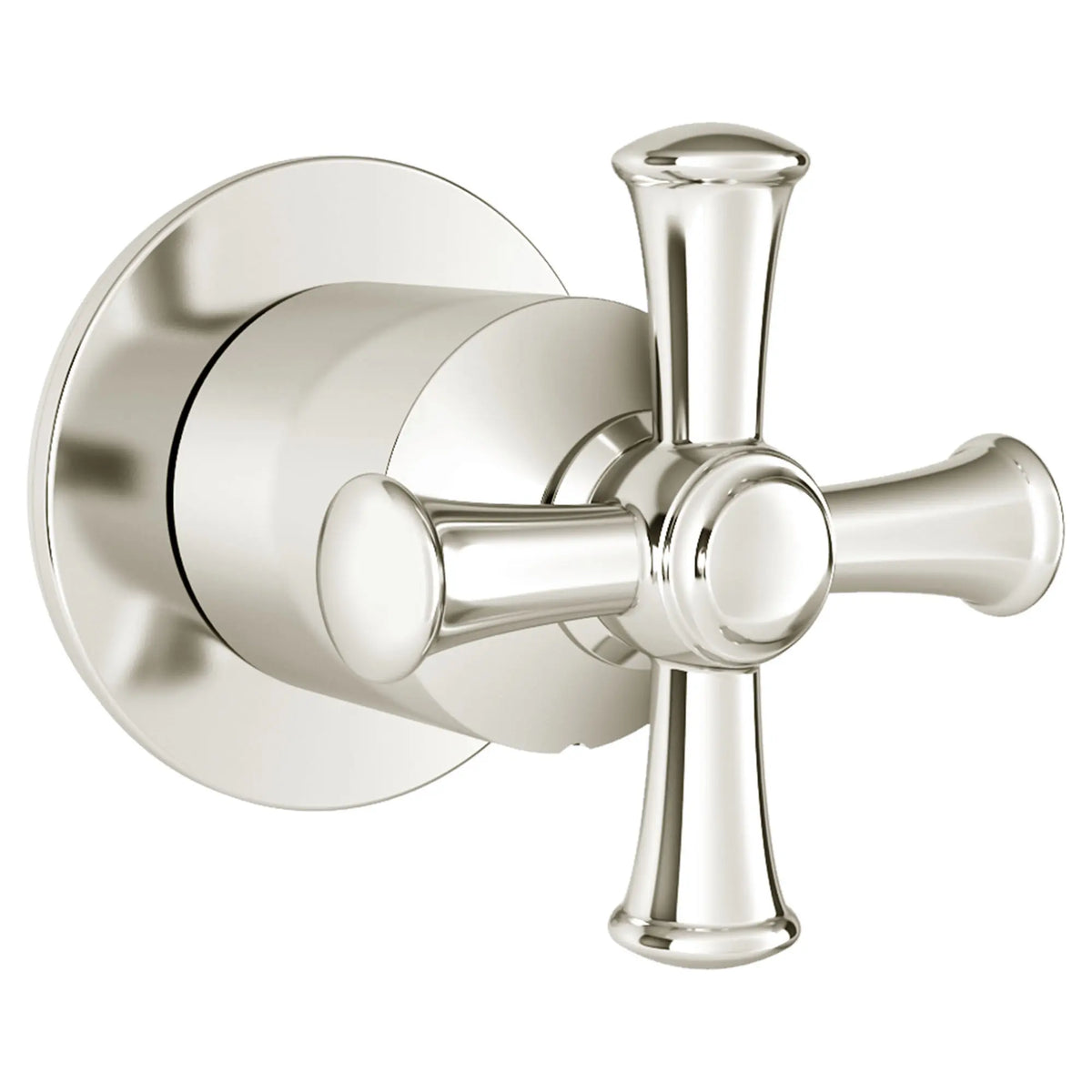 American Standard Delancey Single-Handle Diverter Valve Trim Kit With Cross Handle - Polished Nickel