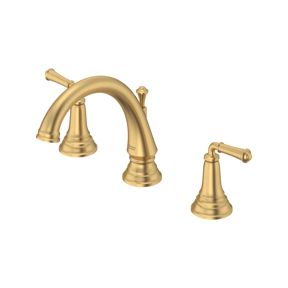 American Standard Delancey Bathtub Faucet With Lever Handles for Flash Rough-In Valve - Brushed Cool Sunrise