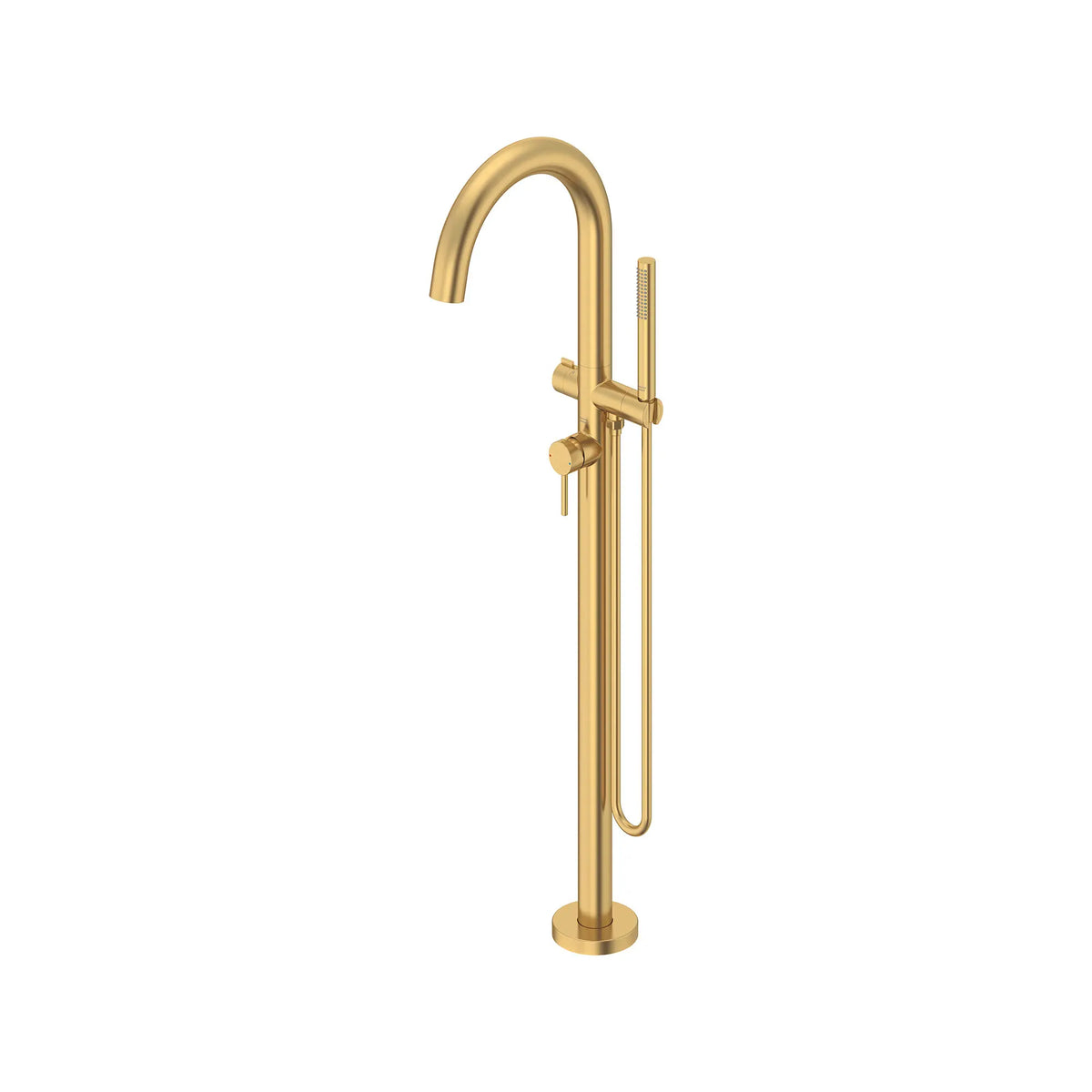 American Standard Contemporary Round Freestanding Bathtub With Lever Handle Faucet for Flash Rough-In Valve - details