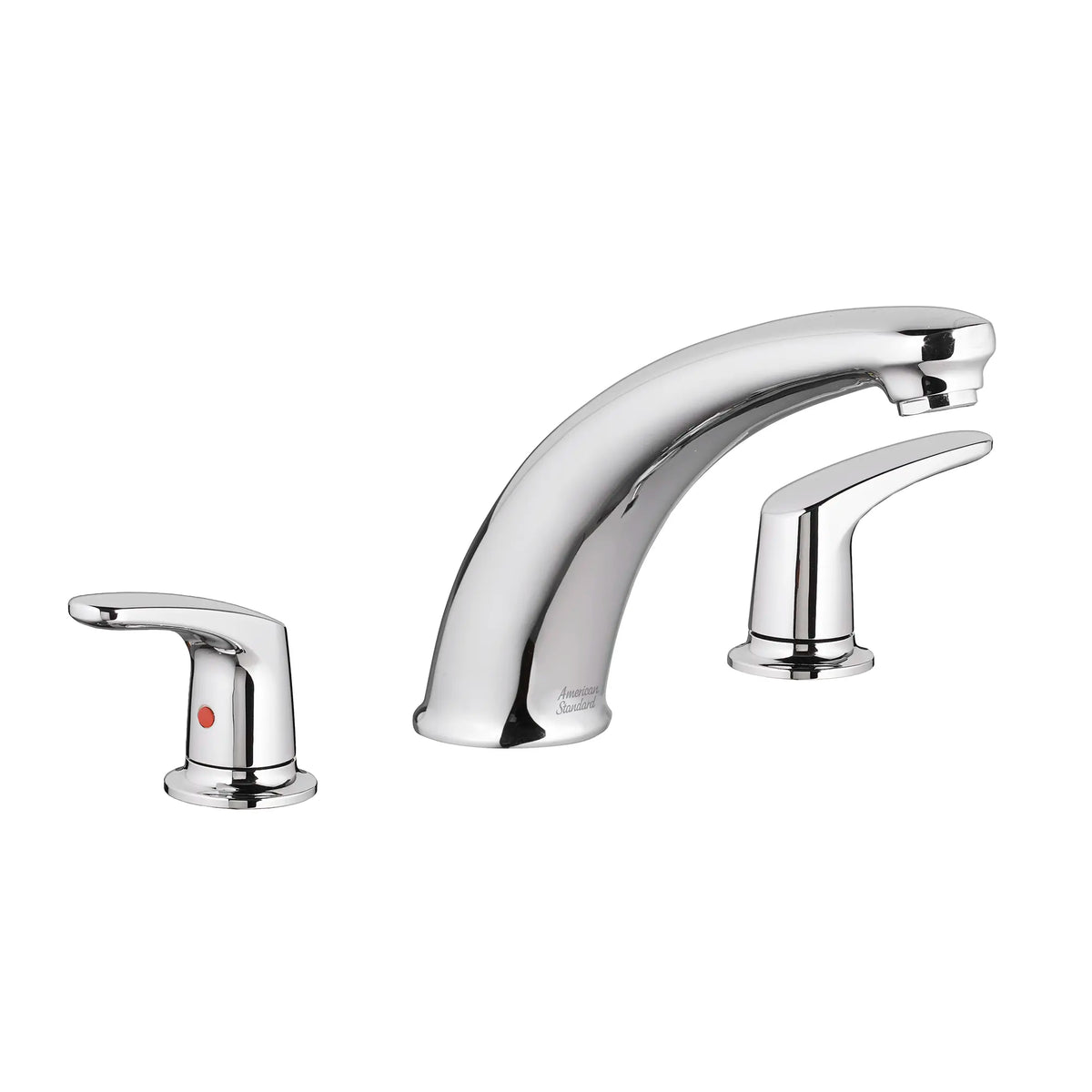 American Standard Colony PRO Bathtub Faucet Trim With Lever Handles for Flash Rough-In Valve - Polished Chrome