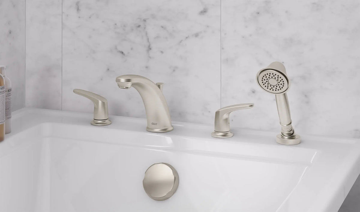 American Standard Colony PRO Bathtub Faucet Trim With Lever Handles and Personal Shower for Flash Rough-In Valve - product view
