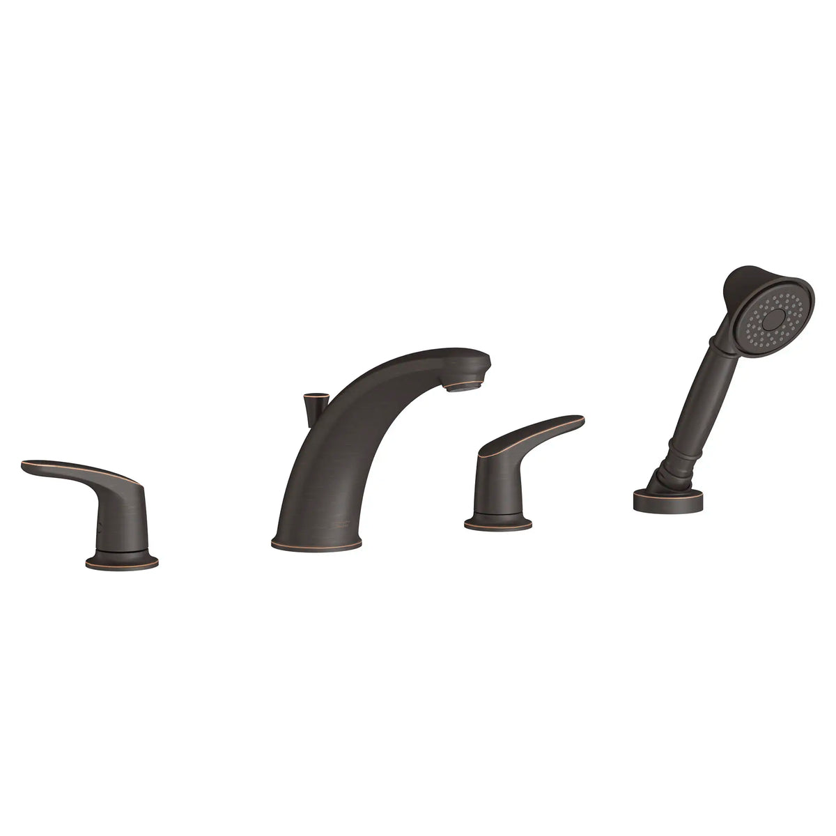 American Standard Colony PRO Bathtub Faucet Trim With Lever Handles and Personal Shower for Flash Rough-In Valve - details