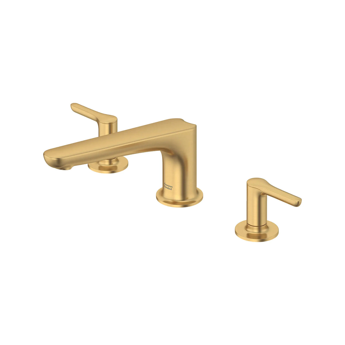 American Standard Studio S Bathtub Faucet With Lever Handles for Flash Rough-In Valve - Brushed Cool Sunrise