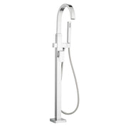 American Standard Contemporary Square Freestanding Bathtub Faucet With Lever Handle for Flash Rough-In Valve - Polished Chrome