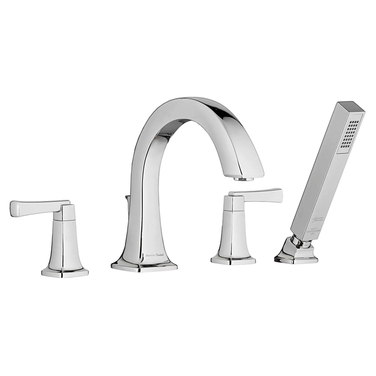 American Standard Townsend Bathtub Faucet With Lever Handles and Personal Shower for Flash Rough-In Valve - Polished Chrome