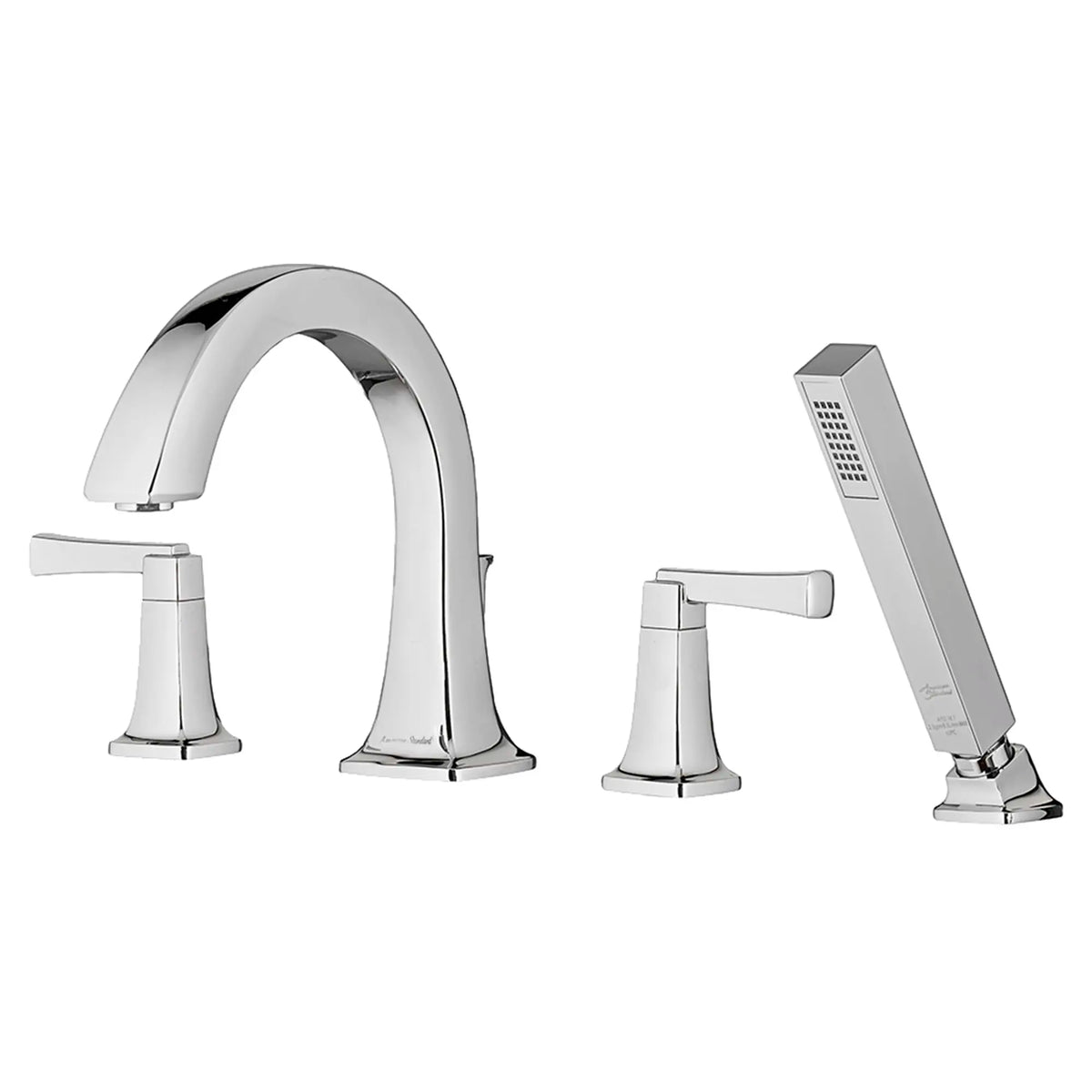 American Standard Townsend Bathtub Faucet With Lever Handles and Personal Shower for Flash Rough-In Valve - details