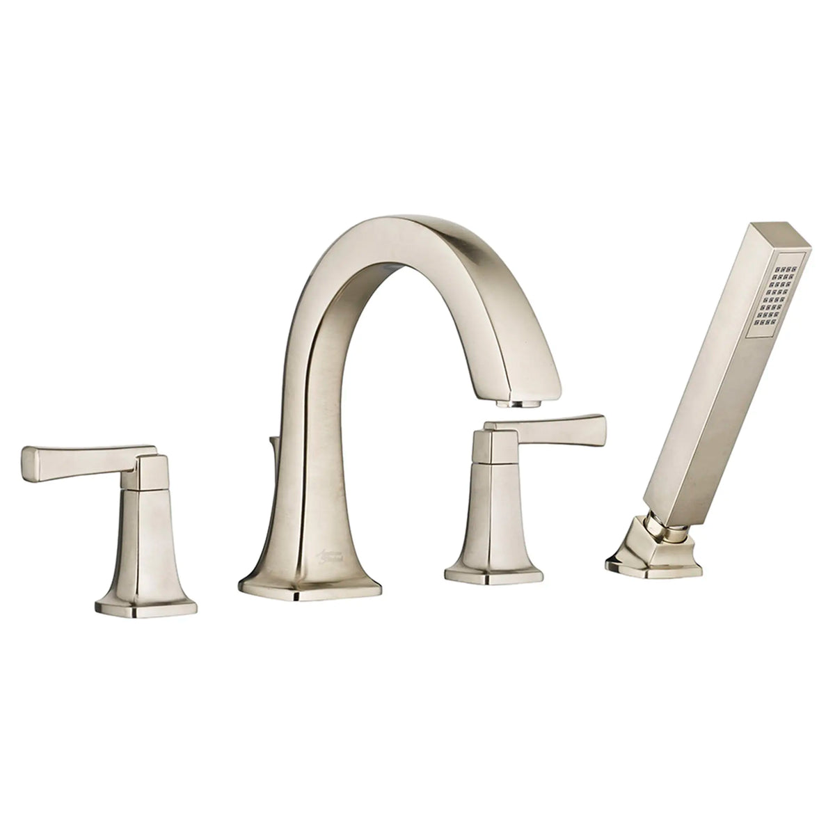 American Standard Townsend Bathtub Faucet With Lever Handles and Personal Shower for Flash Rough-In Valve - Brushed Nickel