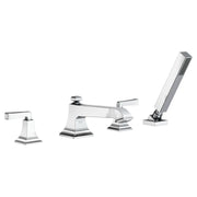 American Standard Town Square S Bathub Faucet With Lever Handles and Personal Shower for Flash Rough-in Valve - Polished Chrome