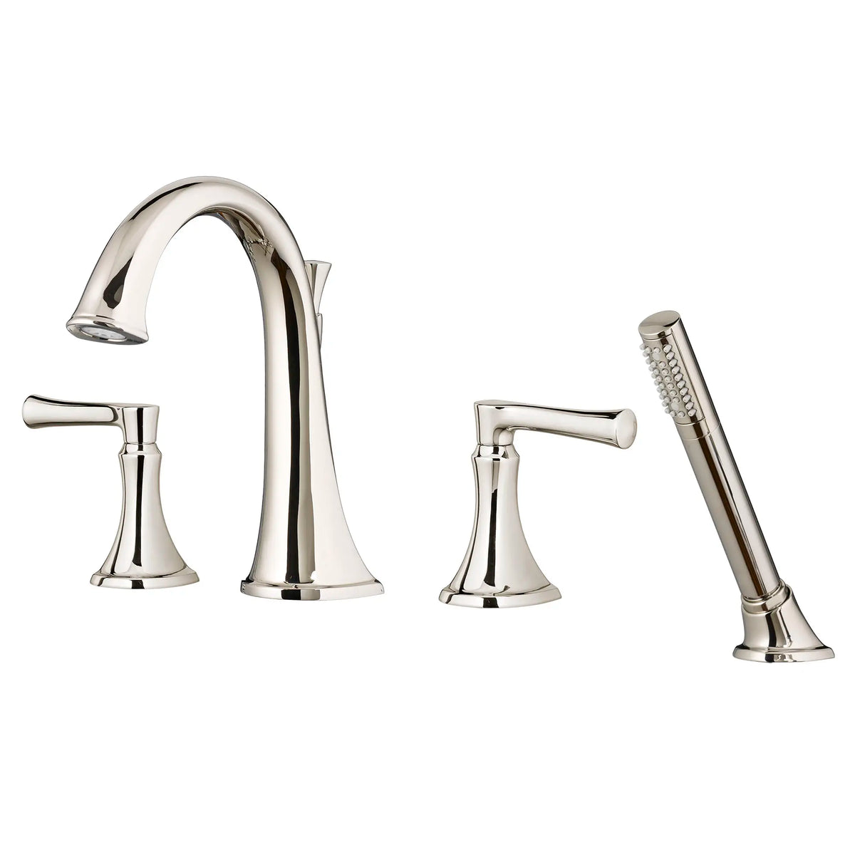 American Standard Estate Bathtub Faucet With Personal Shower for Flash Rough-In Valve With Lever Handles - details