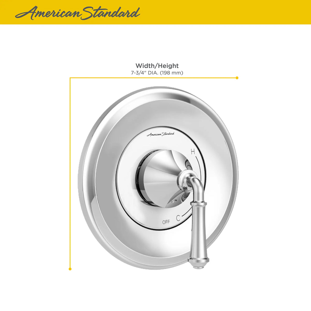 American Standard Delancey Valve Only Trim Kit With Lever Handle - details