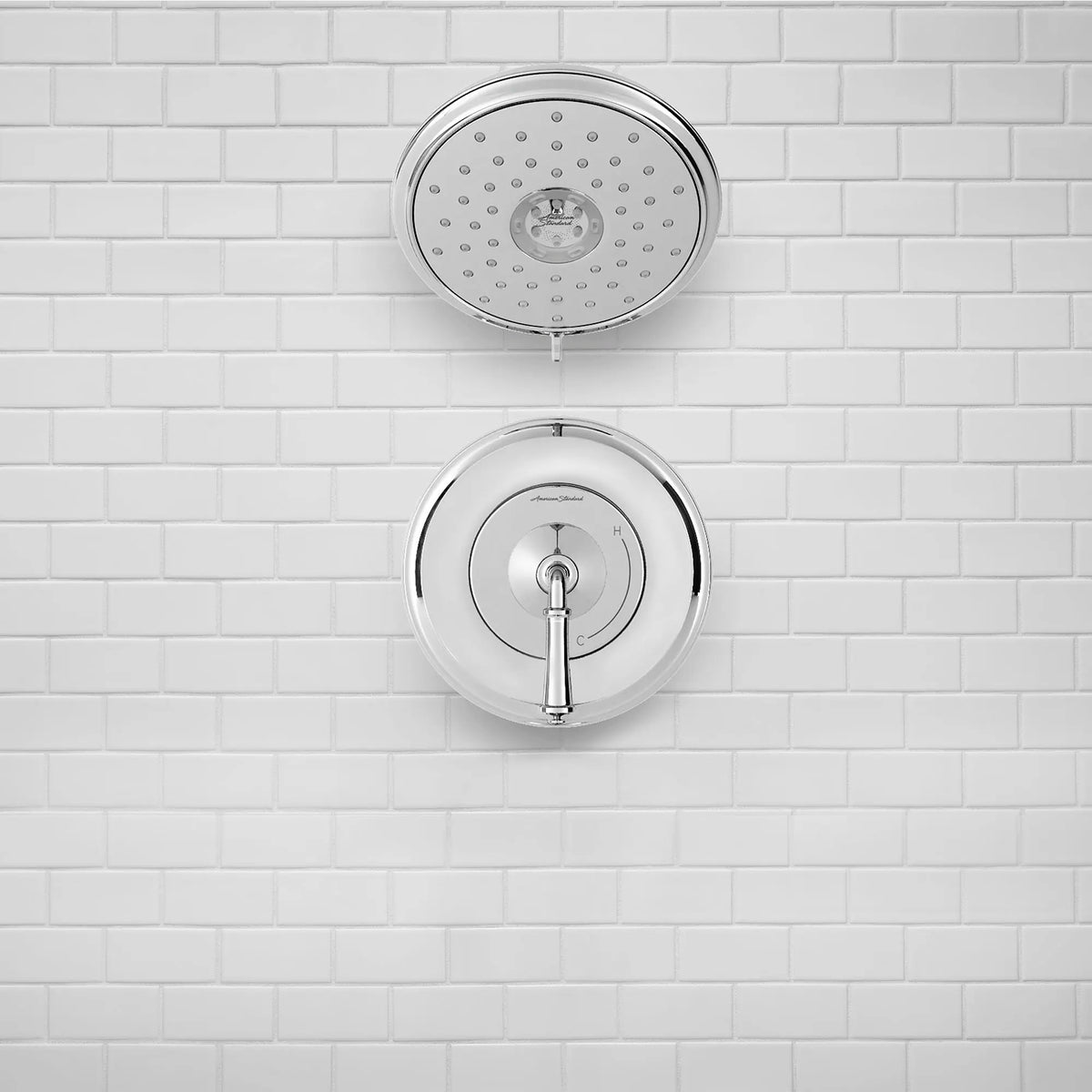 American Standard Delancey 1.8 gpm/6.8 L/min Shower Trim Kit With Water-Saving 4-Function Showerhead and Lever Handle - details
