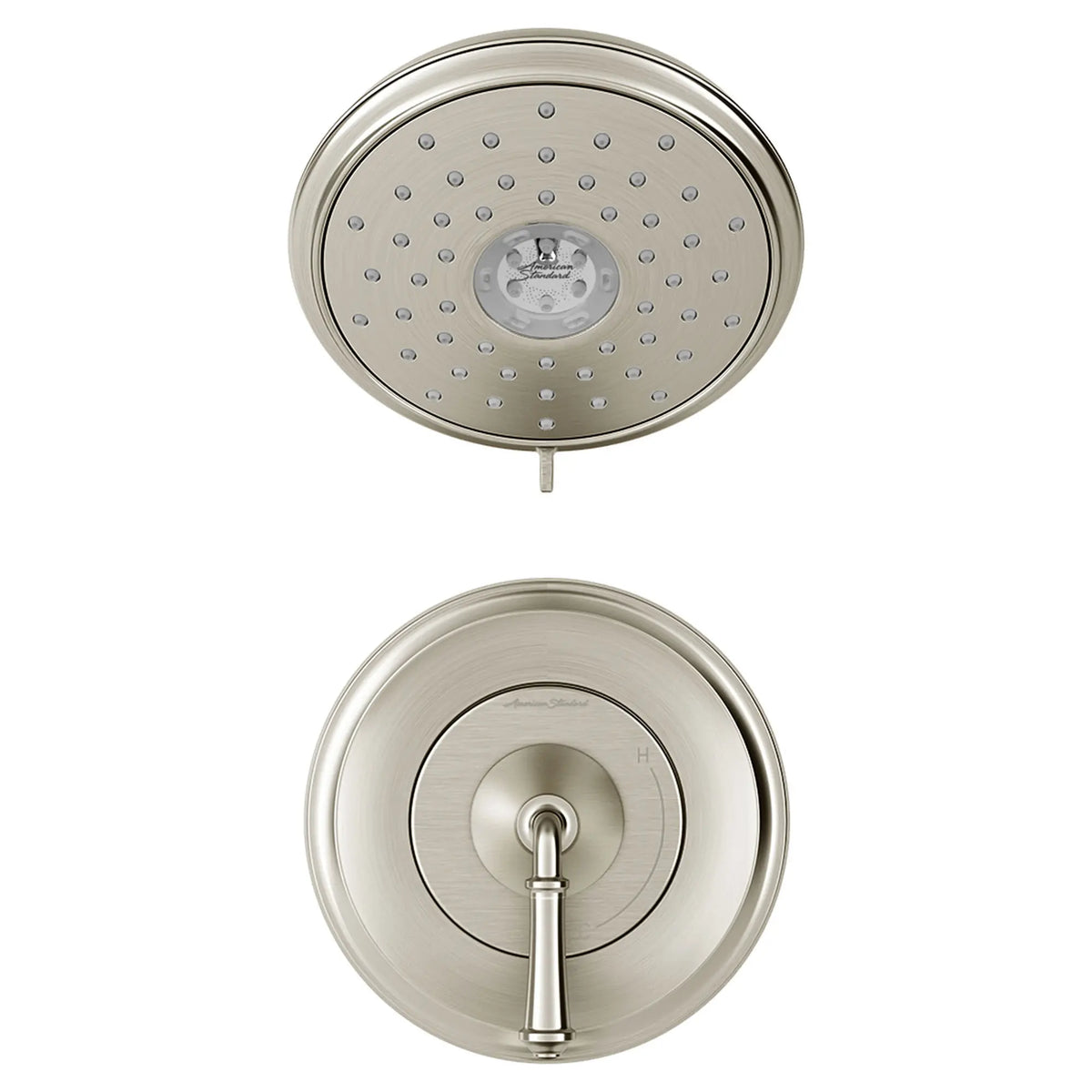 American Standard Delancey 1.8 gpm/6.8 L/min Shower Trim Kit With Water-Saving 4-Function Showerhead and Lever Handle - Brushed Nickel