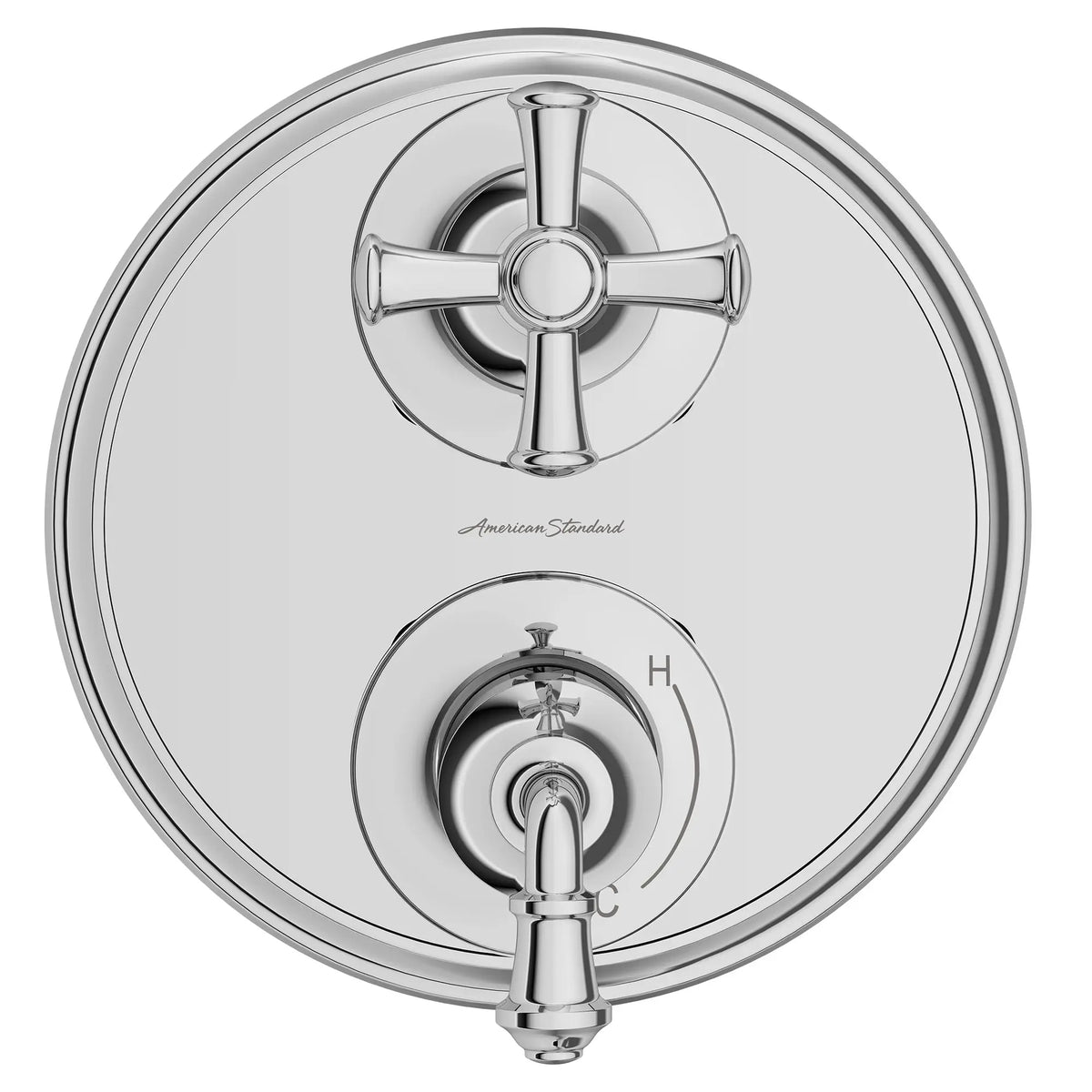 American Standard Delancey 2-Handle Integrated Shower Diverter Trim Only - Polished Chrome